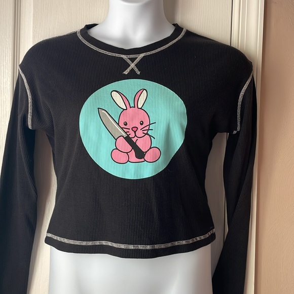 Tunnel Vision Pink Bunny Shirt - Picture 5 of 6